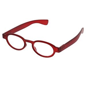 Peepers Unisex-Adult Style Twenty-Three - Red, Oval Reading Glasses, Red, +1.00